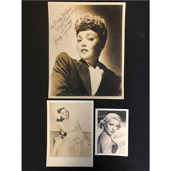 WWII CELEBRITY SIGNED PHOTOS ( 5 X 7)