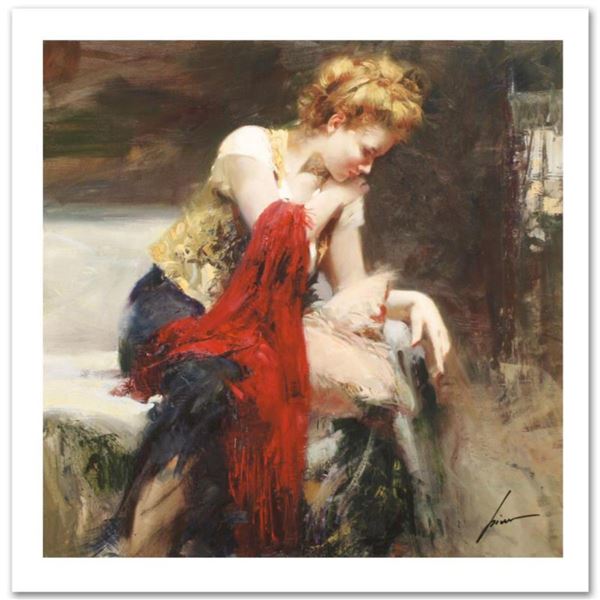 Pino (1939-2010), "Anticipation" Limited Edition on Canvas, Numbered and Hand Signed with Certificat