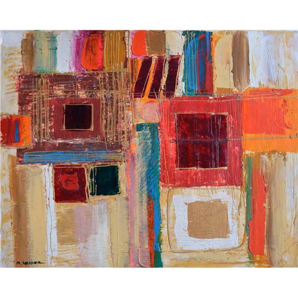 Leider- Mixed Media on Canvas "Untitled"
