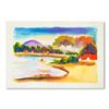 Image 1 : Moshe Leider, Original Watercolor Painting, Hand Signed with Letter of Authenticity.