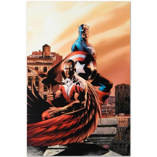Marvel Comics "Captain America & The Falcon #5" Numbered Limited Edition Giclee on Canvas by Steve E