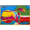 Image 2 : Peter Max- Original Mixed Media "New Moon"