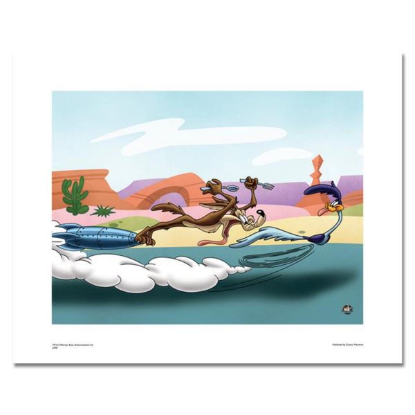  Desert Chase  Numbered Limited Edition Giclee from Warner Bros, with Certificate of Authenticity.