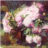 Image 2 : Pino (1939-2010), "Peonies" Artist Embellished Limited Edition on Canvas, AP Numbered and Hand Signe