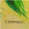 Image 2 : Yana Korobov, Original Acrylic Painting on Canvas, Hand Signed with Letter Authenticity.