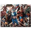 Image 1 : Marvel Comics "Earthfall #2" Numbered Limited Edition Giclee on Canvas by Tan Eng Huat with COA.