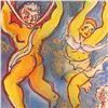 Image 2 : Wayne Ensrud "La Danse" Mixed Media Original Artwork; Hand Signed; COA