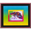 Image 2 : Peter Max- Original Lithograph "Friends on Blends"