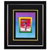 Image 1 : Peter Max- Original Lithograph "Sage with UMBRELLA and Cane on Blends"