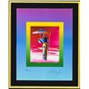 Image 2 : Peter Max- Original Lithograph "Sage with UMBRELLA and Cane on Blends"