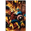 Image 1 : Marvel Comics "New Avengers #6" Numbered Limited Edition Giclee on Canvas by Bryan Hitch with COA.