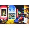 Image 2 : Ferjo- Original Oil on Canvas "Moonlight Over the City"