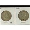 Image 1 : 1949 & 1949-S SILVER FRANKLIN HALF DOLLARS