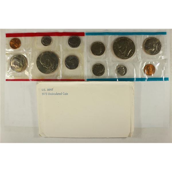 1975 US MINT SET (UNC) P/D (WITH ENVELOPE)