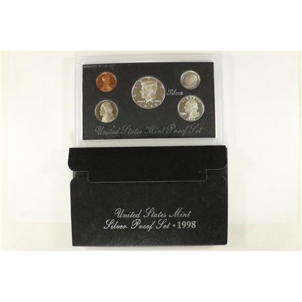 1998 US SILVER PROOF SET (WITH BOX)