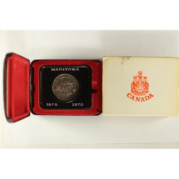 1971 MANITOBA PROOF DOLLAR ORIGINAL ROYAL CANADIAN
