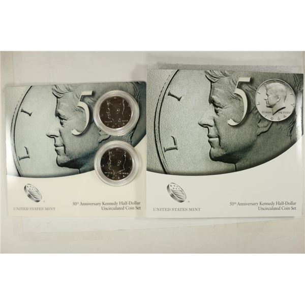 2014-P & D 50TH ANNIVERSARY KENNEDY HALF DOLLAR