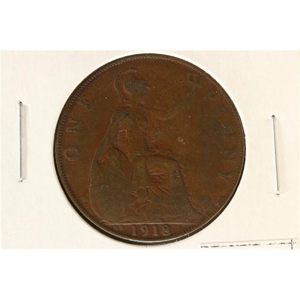 1918-EM GREAT BRITAIN LARGE PENNY