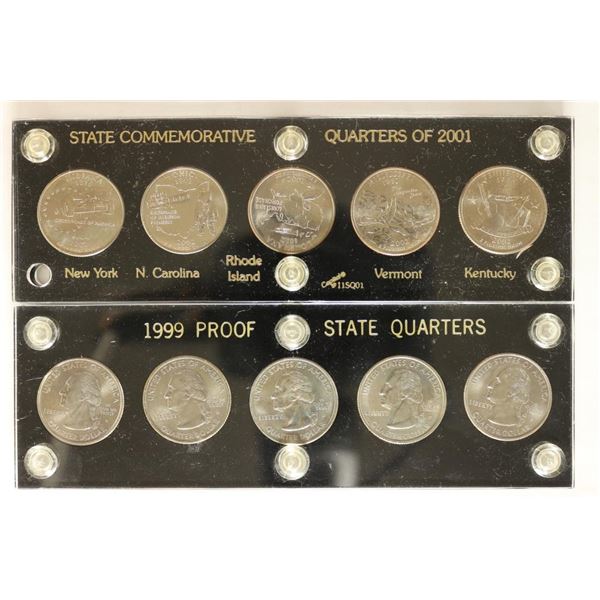 1999 & 2002 WASHINGTON STATE QUARTERS IN