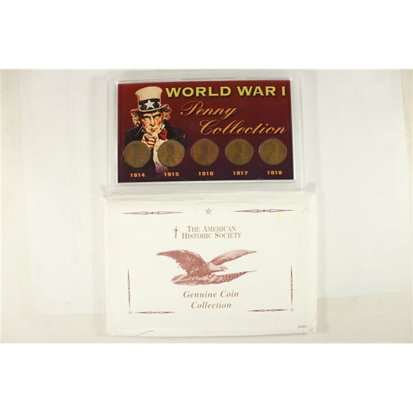 WWI PENNY COLLECTION CONTAINS: 1914-1918