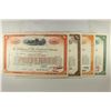 Image 2 : 4 ASSORTED VINTAGE RAILROAD STOCK CERTIFICATES