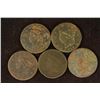 Image 1 : 5 EARLY DATE US LARGE CENTS WITH PROBLEMS