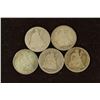 Image 1 : 5-ASSORTED SEATED LIBERTY DIMES