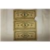 Image 2 : 3 PIECES OF VINTAGE EDUCATIONAL TOY MONEY FROM