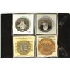 Image 1 : 4 BRILLIANT UNC CANADA TRADE DOLLARS: 1999