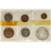 Image 2 : 1964 MEXICO 6 COIN MINT SET WITH .100 SILVER PESO
