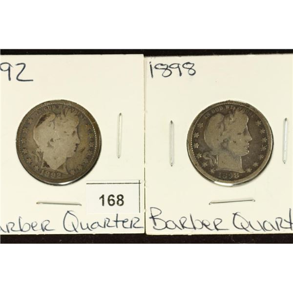 1892 & 1898 BARBER QUARTERS