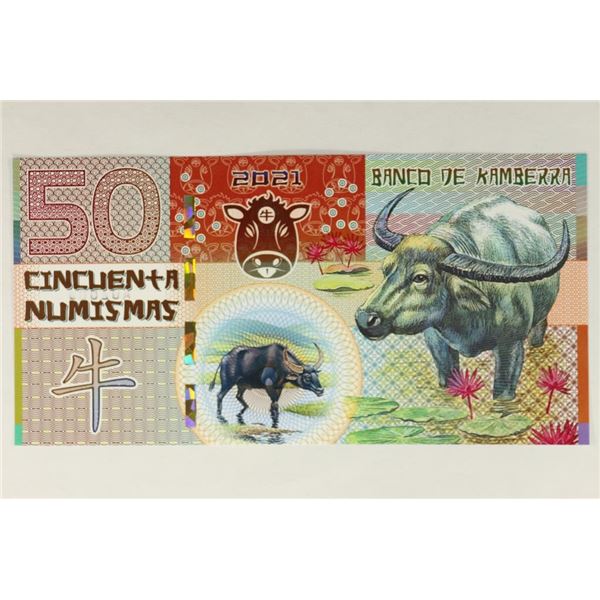 2020 BANK OF KAMBERRA 50 NUMISMAS POLYMER
