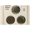 Image 1 : 3-IMPERAIL ROMAN ANCIENT COINS UNDER THE