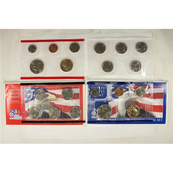 2003 US MINT SET (UNC) P/D (WITH ENVELOPE)