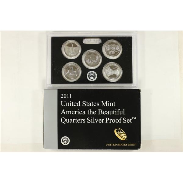 2011 US SILVER AMERICA THE BEAUTIFUL QUARTERS