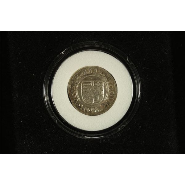 SILVER MADONNA WITH CHILD ANCIENT COIN