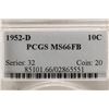 Image 3 : 1952-D ROOSEVELT DIME PCGS MS66FB