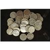 Image 1 : ROLL OF 40-ASSORTED 1927-1964 CANADA FIVE CENTS