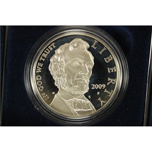 2009 ABRAHAM LINCOLN COMMEMORATIVE PF SILVER