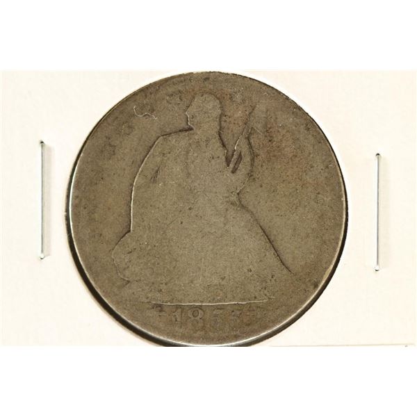 1855-O SEATED LIBERTY HALF DOLLAR