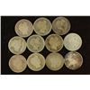 Image 1 : 11 ASSORTED 1892-1915 BARBER DIMES