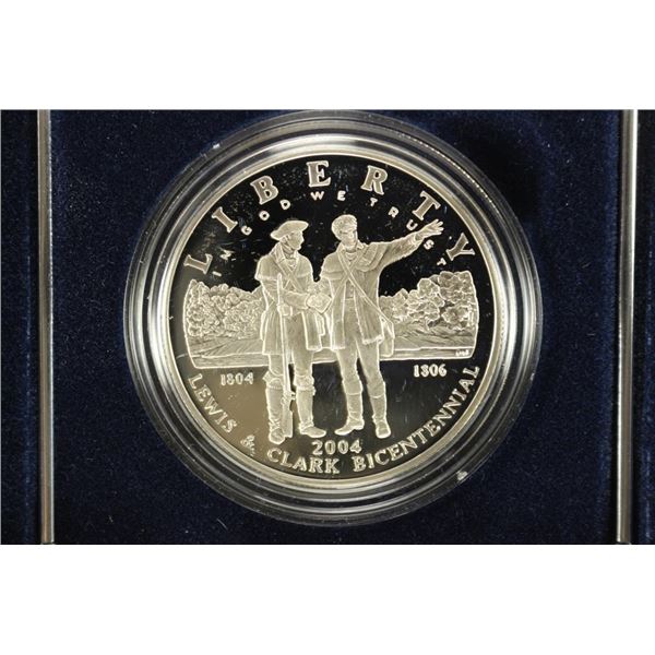 2004 LEWIS & CLARK BICENTENNIAL PROOF SILVER