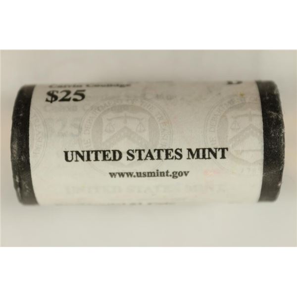 $25 ROLL OF 2014-D CALVIN COOLIDGE PRESIDENTIAL