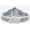 Image 5 : Rolex Ladies Stainless Steel Blue Vignette Diamond & Sapphire Datejust Wriswatch