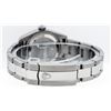Image 6 : Rolex Ladies Stainless Steel Black Diamond Quickset Datejust Wristwatch 26MM