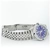 Image 8 : Rolex Mens Stainless Steel Blue String Diamond Lugs & Sapphire Datejust Wristwat