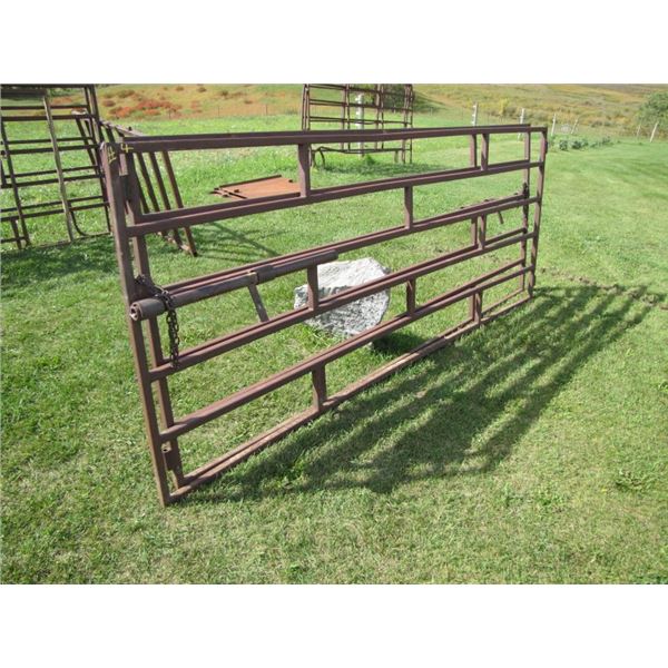 Corral gate 10 ft x 48 in high 1 and 1/4 inch tubing  x2