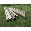 Image 1 : treated posts 12 foot by 6 in plus four miscellaneous posts... x7