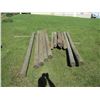 Image 4 : treated posts 12 foot by 6 in plus four miscellaneous posts... x7