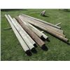 Image 5 : treated posts 12 foot by 6 in plus four miscellaneous posts... x7